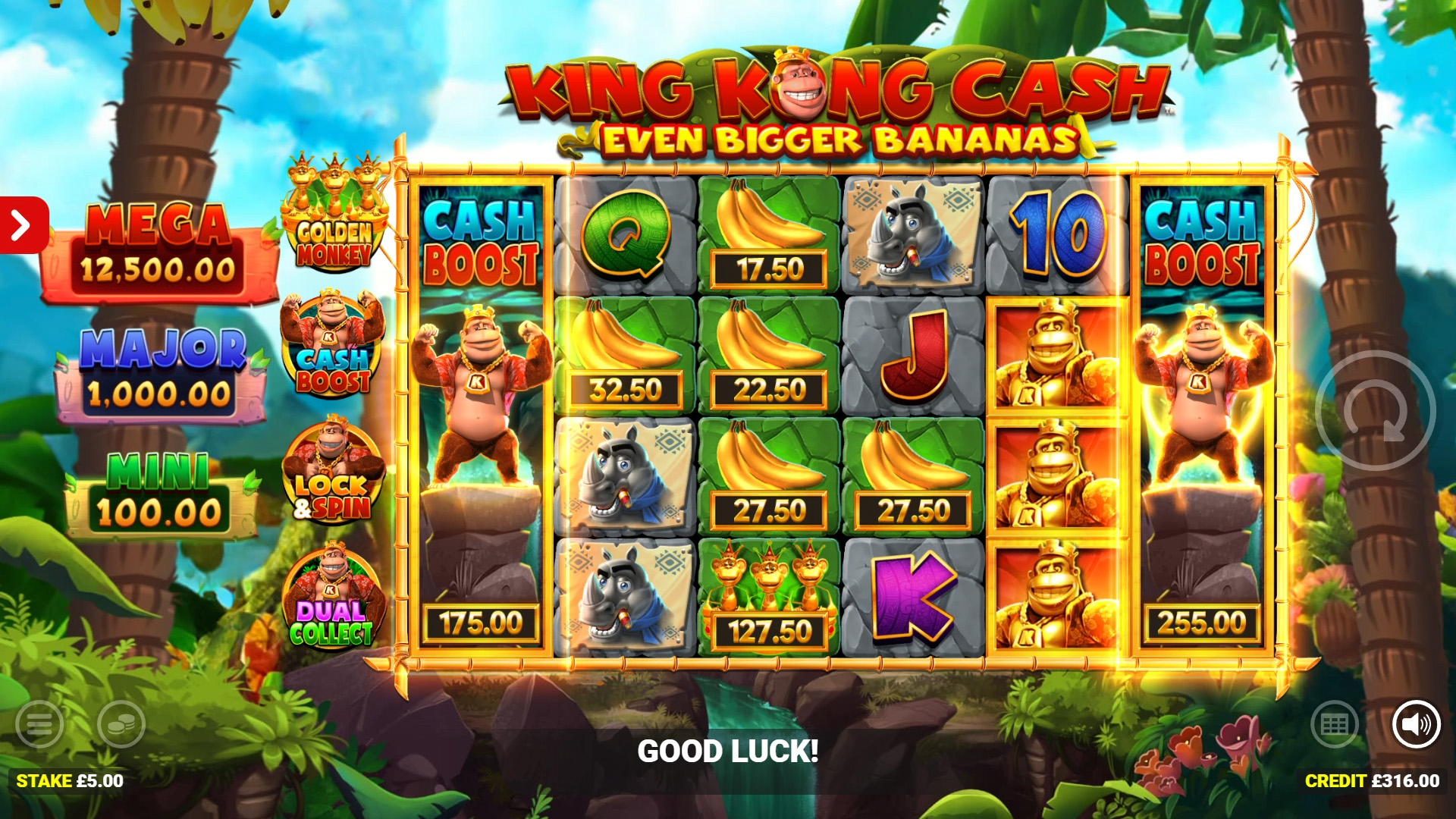 King Kong Cash Even Bigger Bananas Graphics