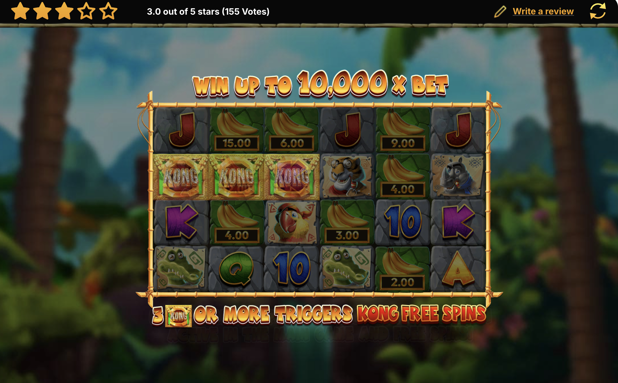 King Kong Cash even bigger bananas