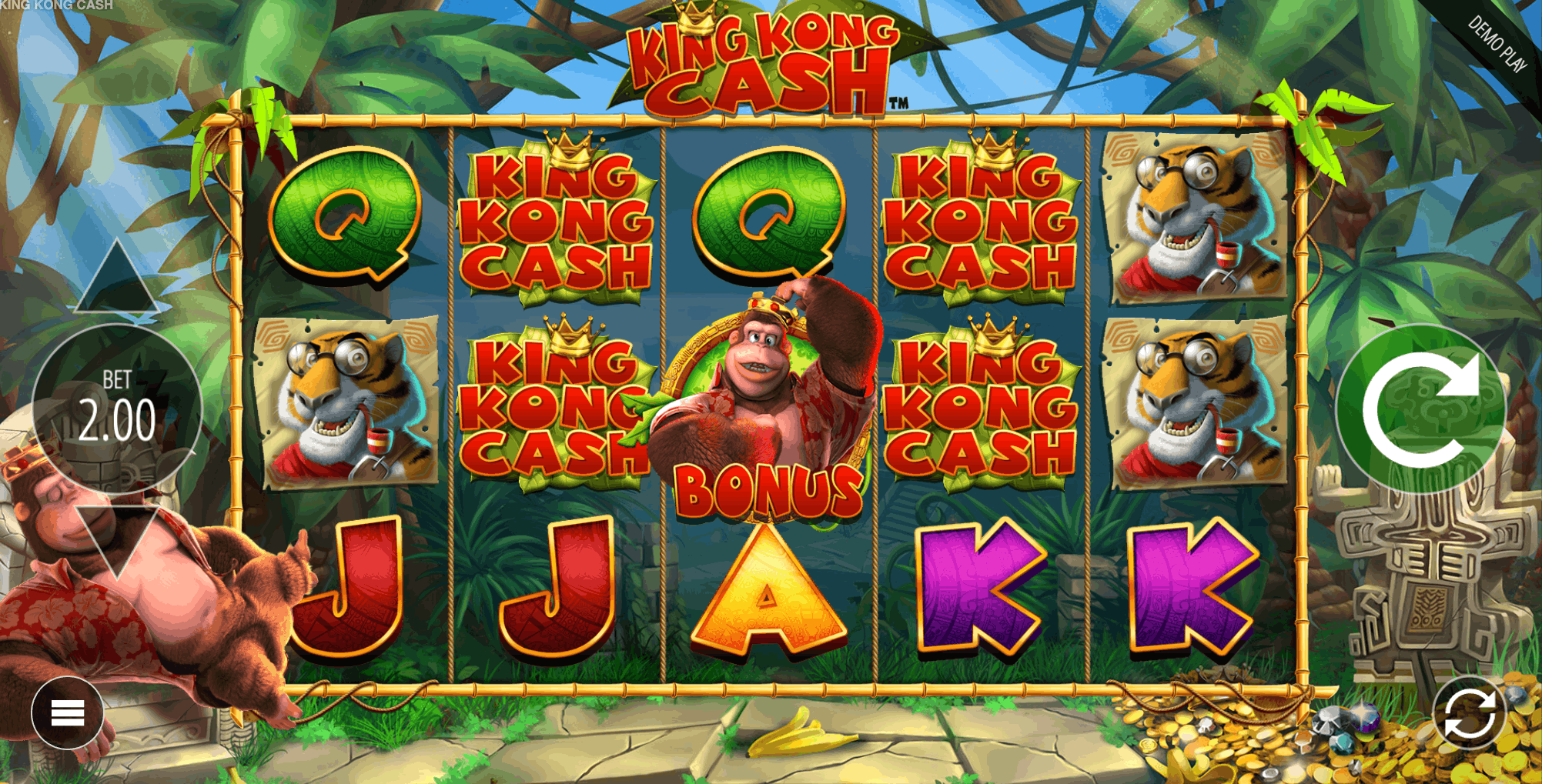 Recursos especiais do King Kong Cash